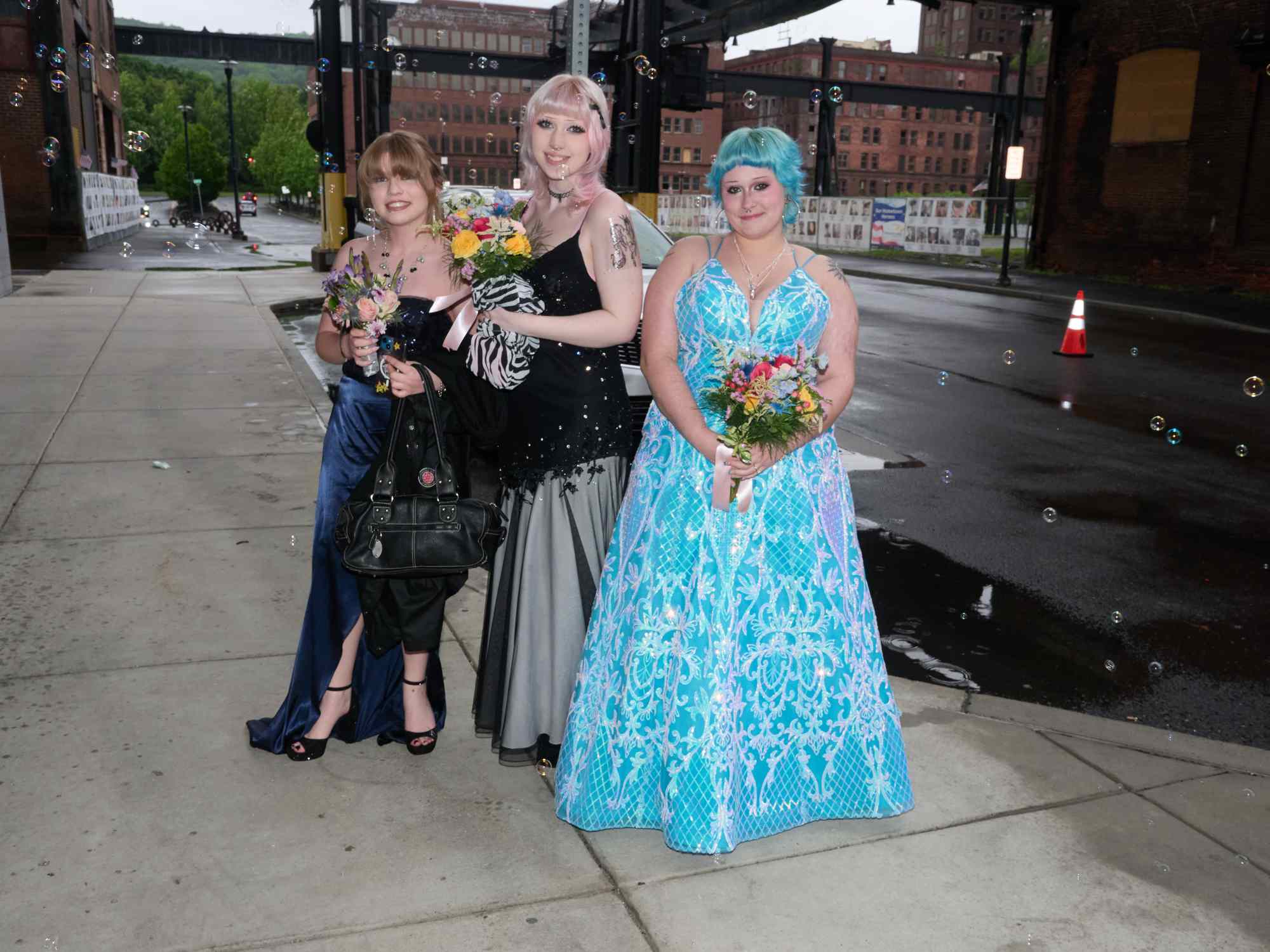 Northampton Area High School held its 2026 prom Saturday, May 23, at SteelStack in Bethlehem. Students and their guests arrive to the big night. (David Garrett/Special to The Morning Call)