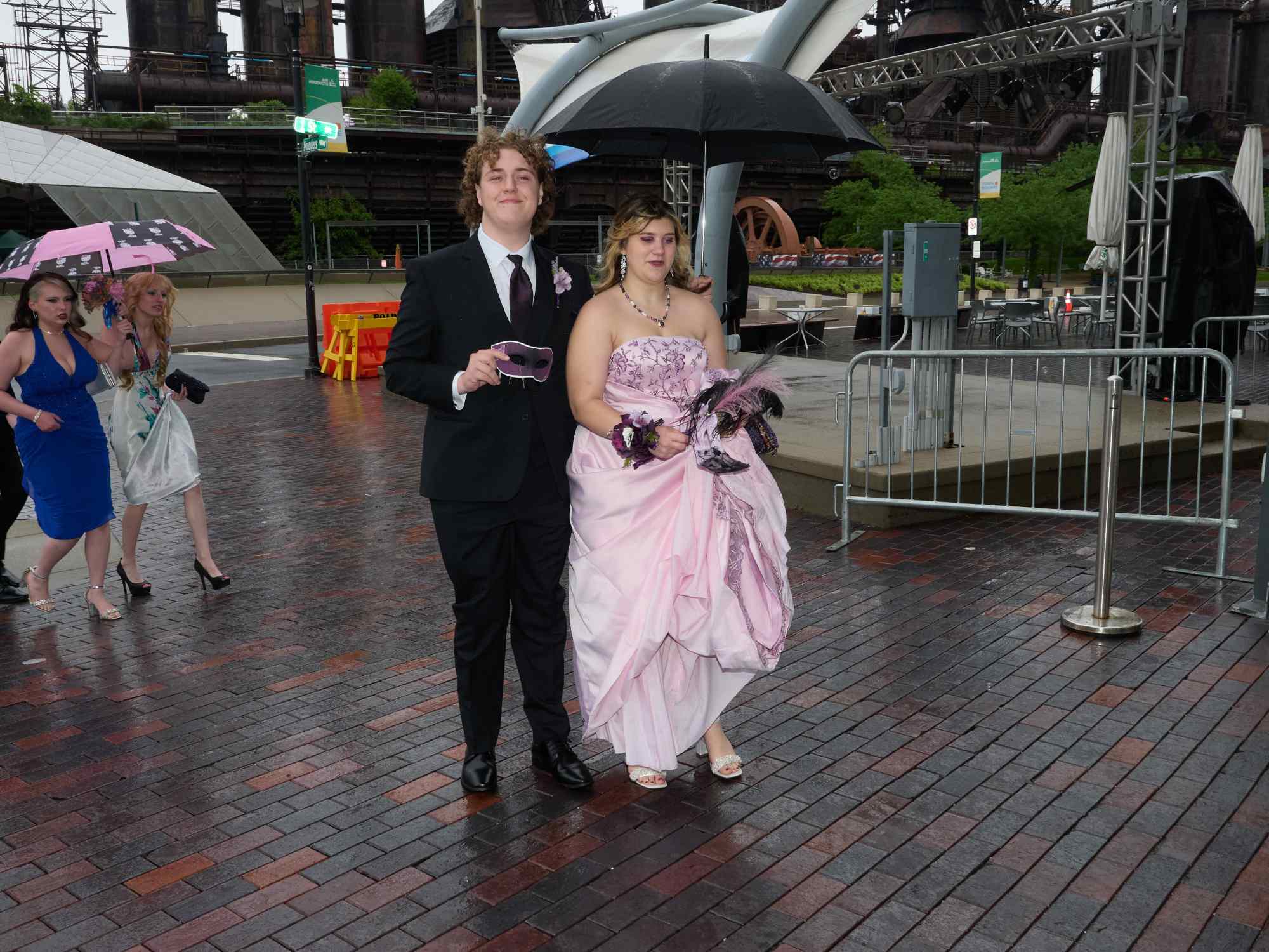 Northampton Area High School held its 2026 prom Saturday, May 23, at SteelStack in Bethlehem. Students and their guests arrive to the big night. (David Garrett/Special to The Morning Call)