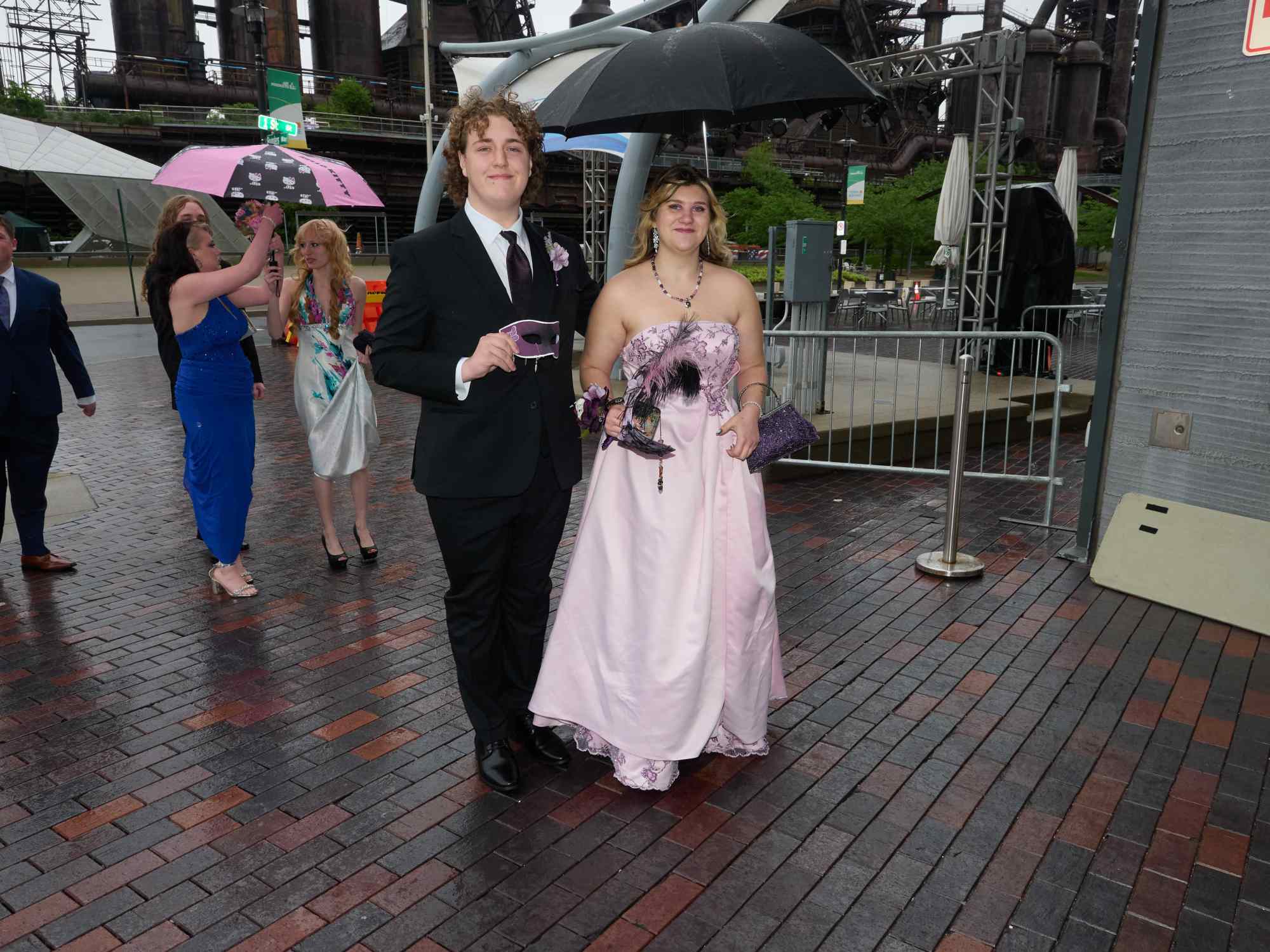 Northampton Area High School held its 2026 prom Saturday, May 23, at SteelStack in Bethlehem. Students and their guests arrive to the big night. (David Garrett/Special to The Morning Call)