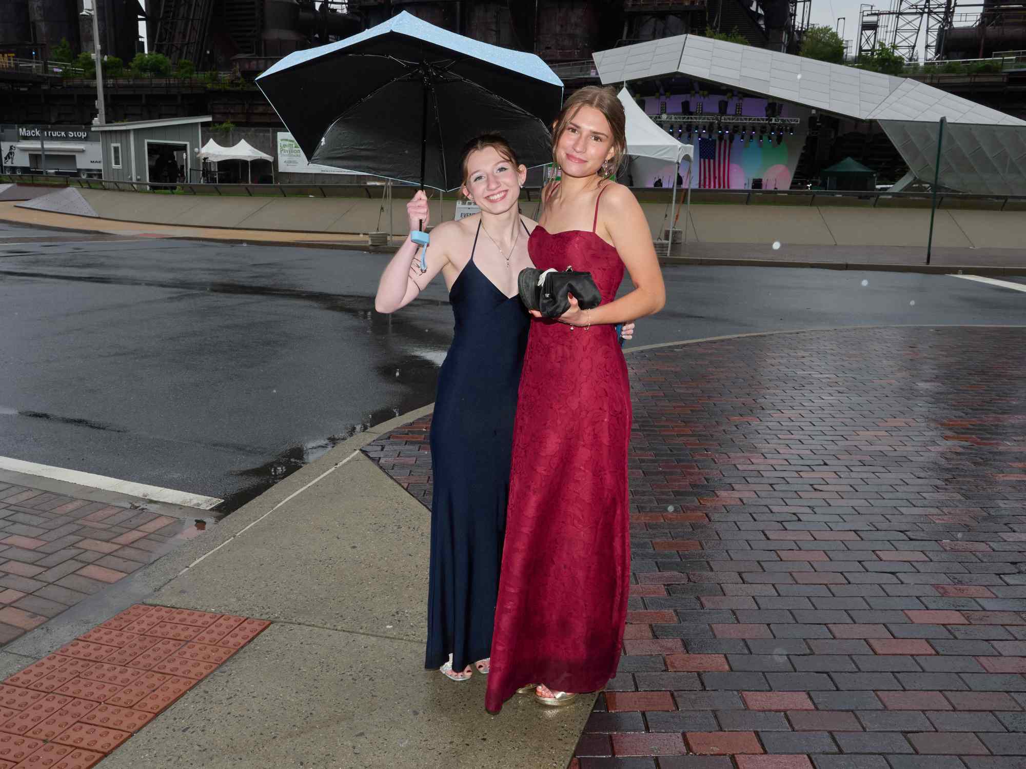 Northampton Area High School held its 2026 prom Saturday, May 23, at SteelStack in Bethlehem. Students and their guests arrive to the big night. (David Garrett/Special to The Morning Call)