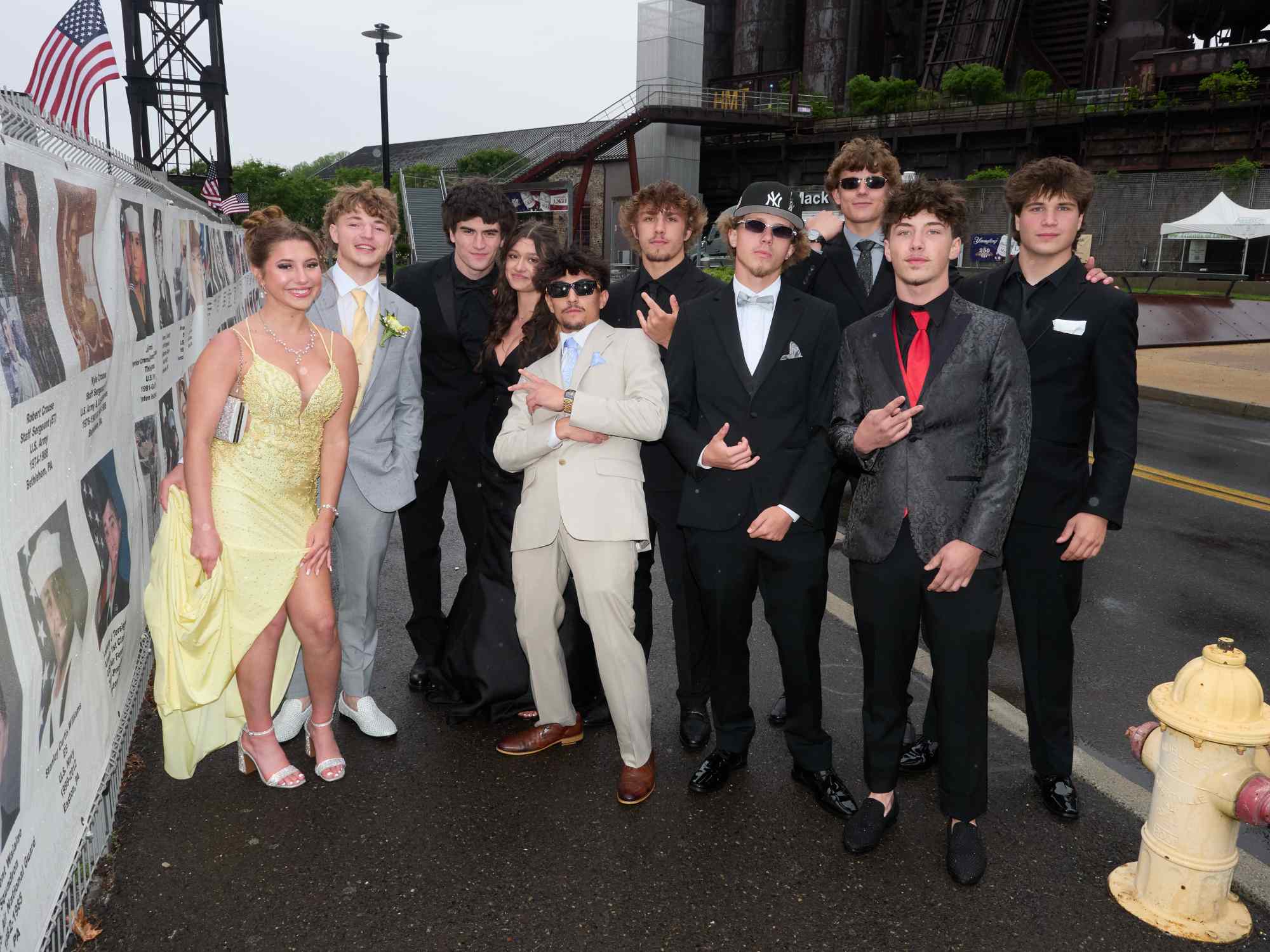Northampton Area High School held its 2026 prom Saturday, May 23, at SteelStack in Bethlehem. Students and their guests arrive to the big night. (David Garrett/Special to The Morning Call)