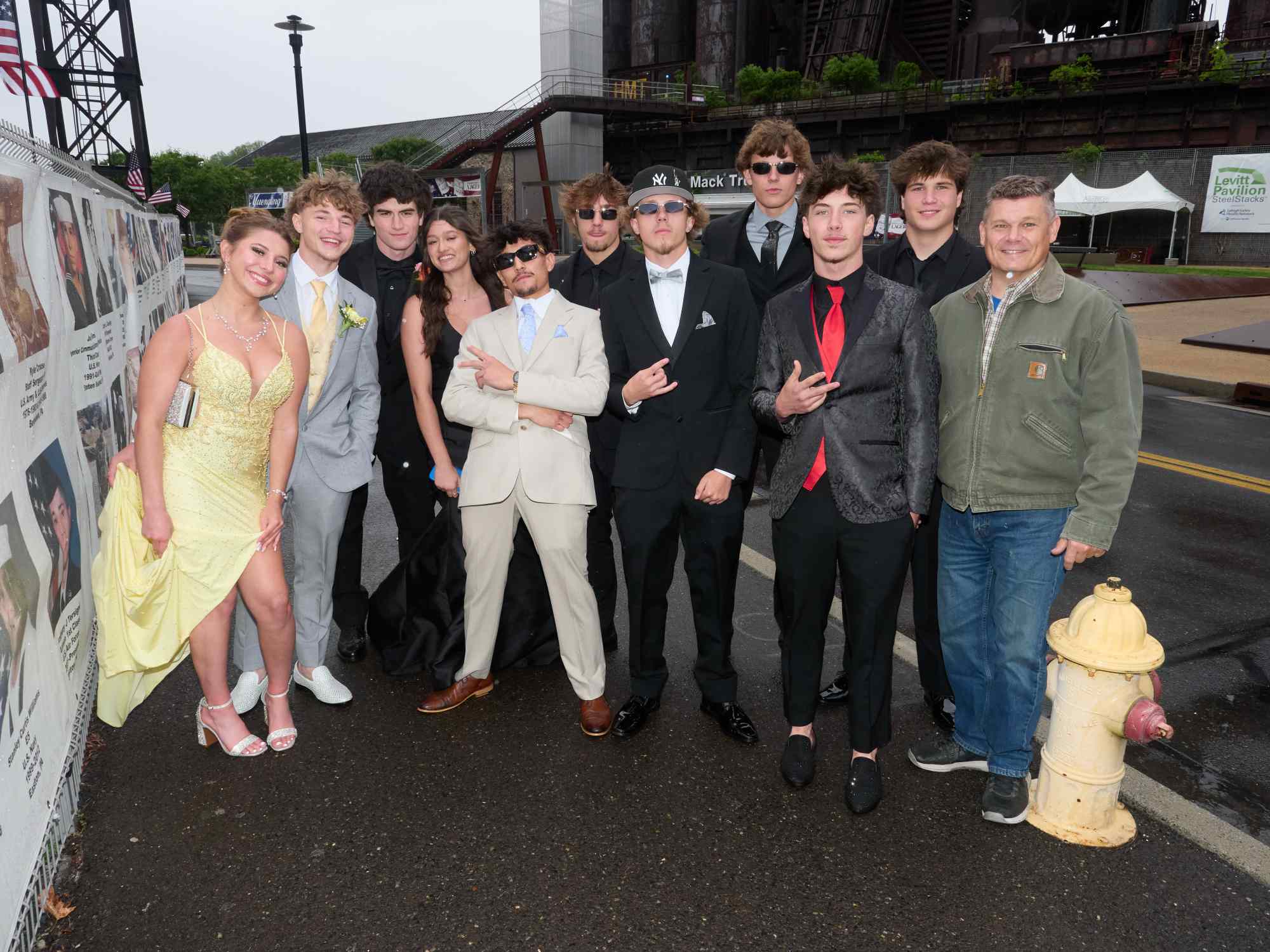 Northampton Area High School held its 2026 prom Saturday, May 23, at SteelStack in Bethlehem. Students and their guests arrive to the big night. (David Garrett/Special to The Morning Call)