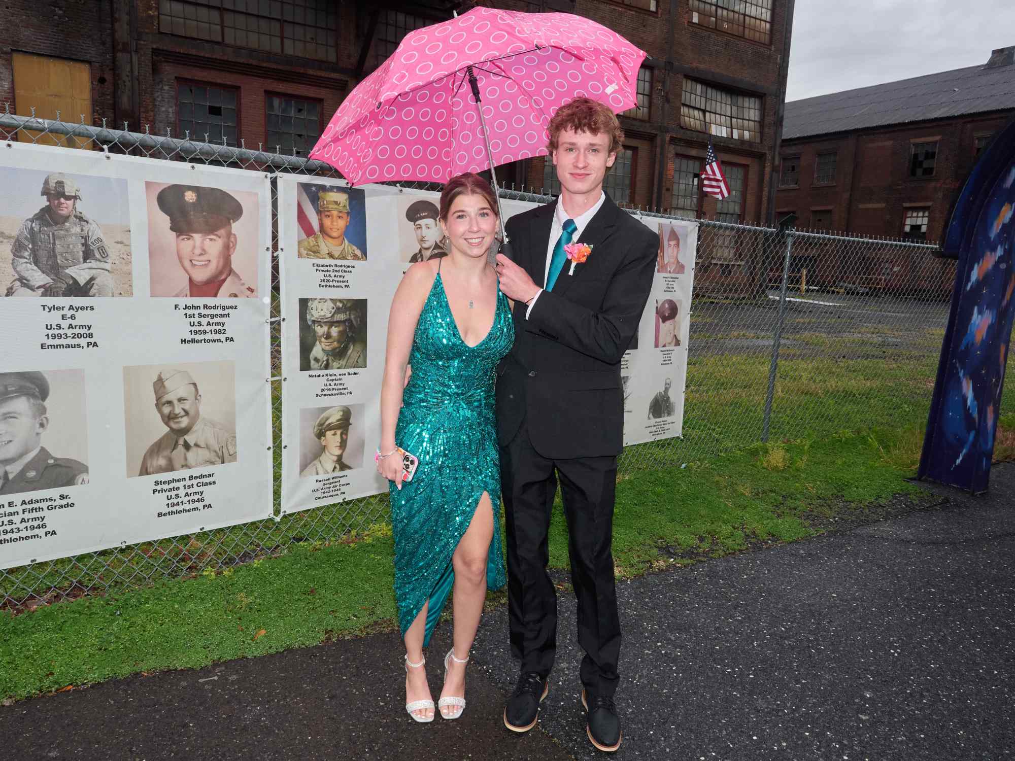 Northampton Area High School held its 2026 prom Saturday, May 23, at SteelStack in Bethlehem. Students and their guests arrive to the big night. (David Garrett/Special to The Morning Call)