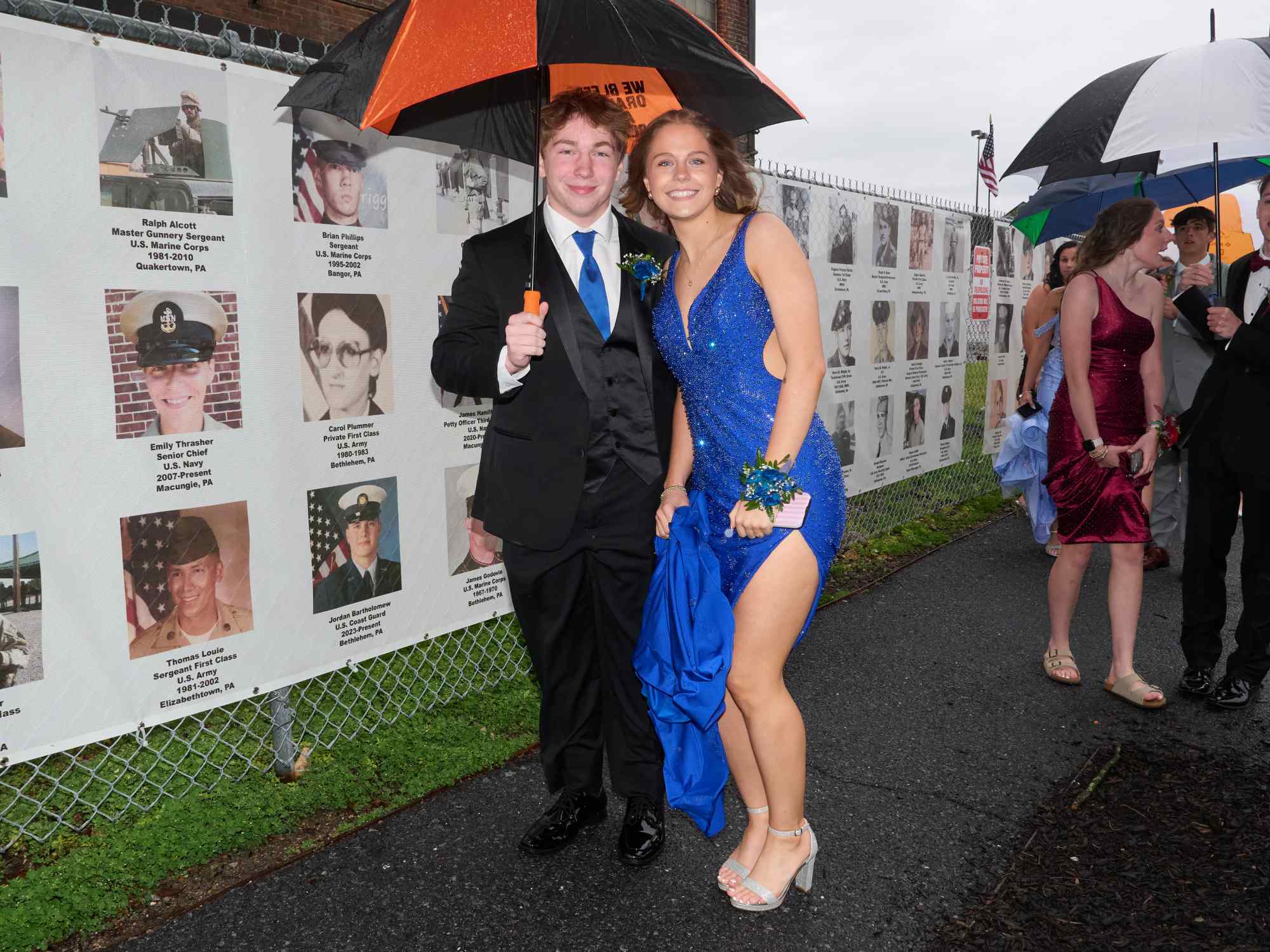Northampton Area High School held its 2026 prom Saturday, May 23, at SteelStack in Bethlehem. Students and their guests arrive to the big night. (David Garrett/Special to The Morning Call)