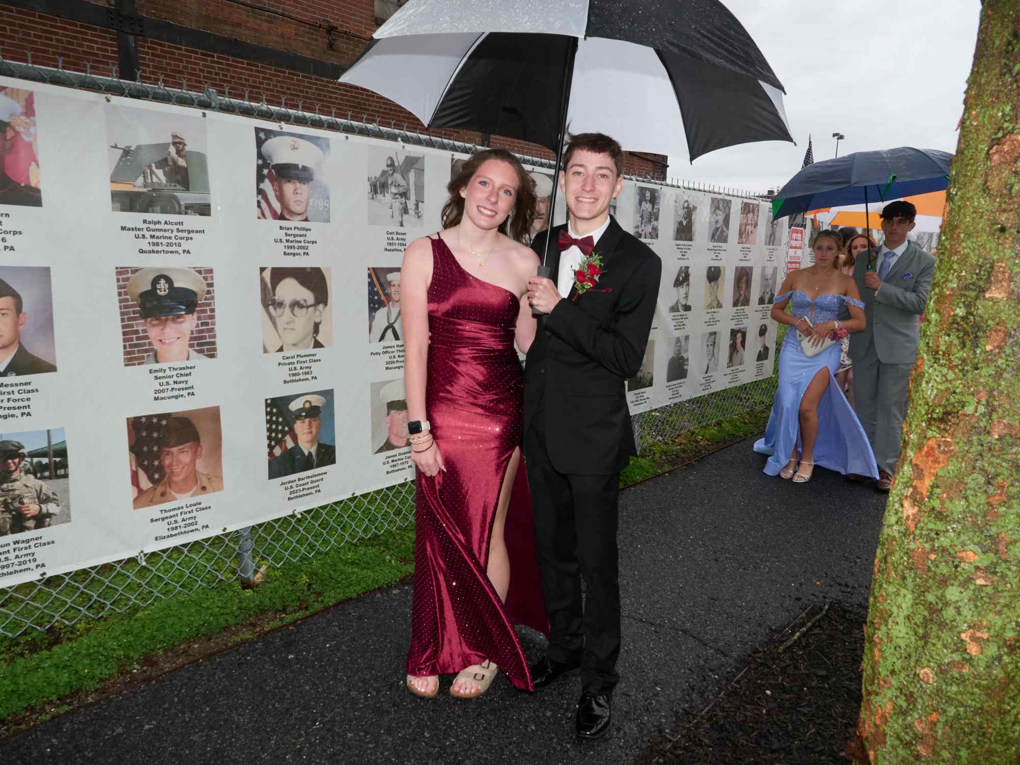 Northampton Area High School held its 2026 prom Saturday, May 23, at SteelStack in Bethlehem. Students and their guests arrive to the big night. (David Garrett/Special to The Morning Call)