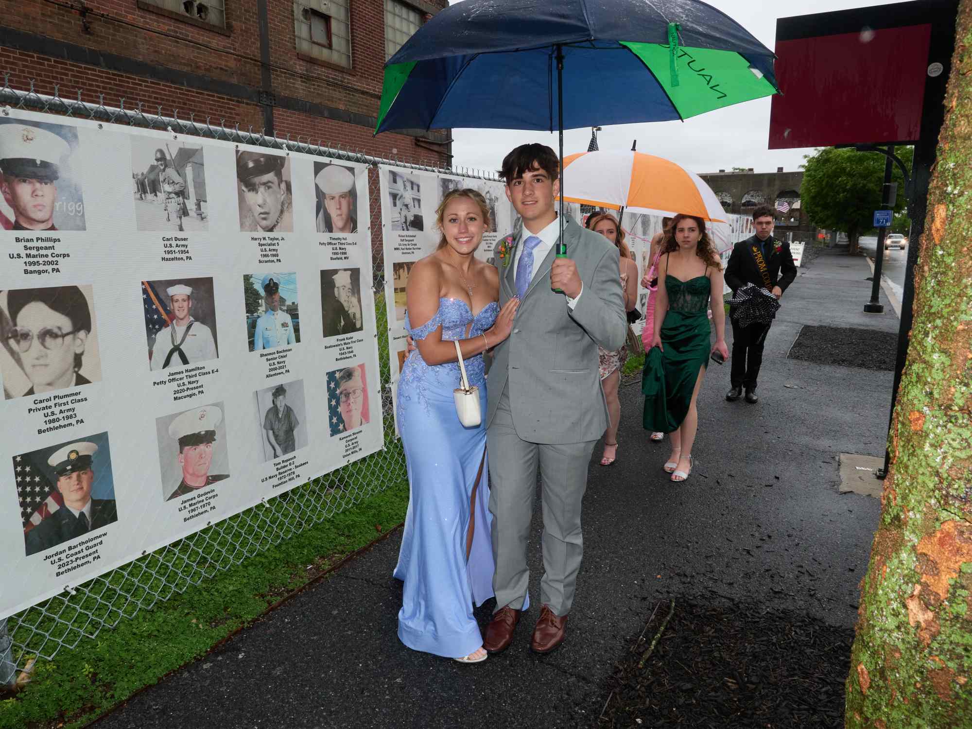 Northampton Area High School held its 2026 prom Saturday, May 23, at SteelStack in Bethlehem. Students and their guests arrive to the big night. (David Garrett/Special to The Morning Call)