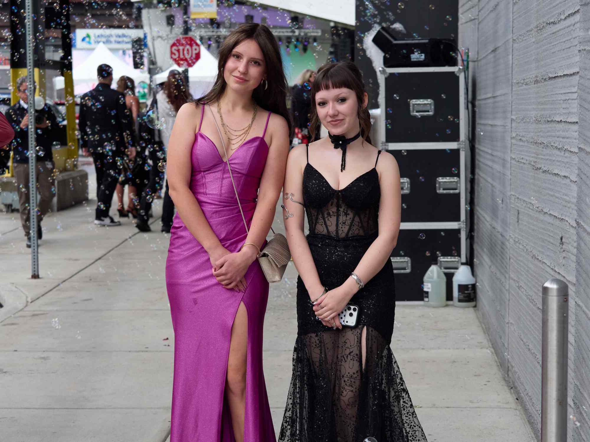 Northampton Area High School held its 2026 prom Saturday, May 23, at SteelStack in Bethlehem. Students and their guests arrive to the big night. (David Garrett/Special to The Morning Call)
