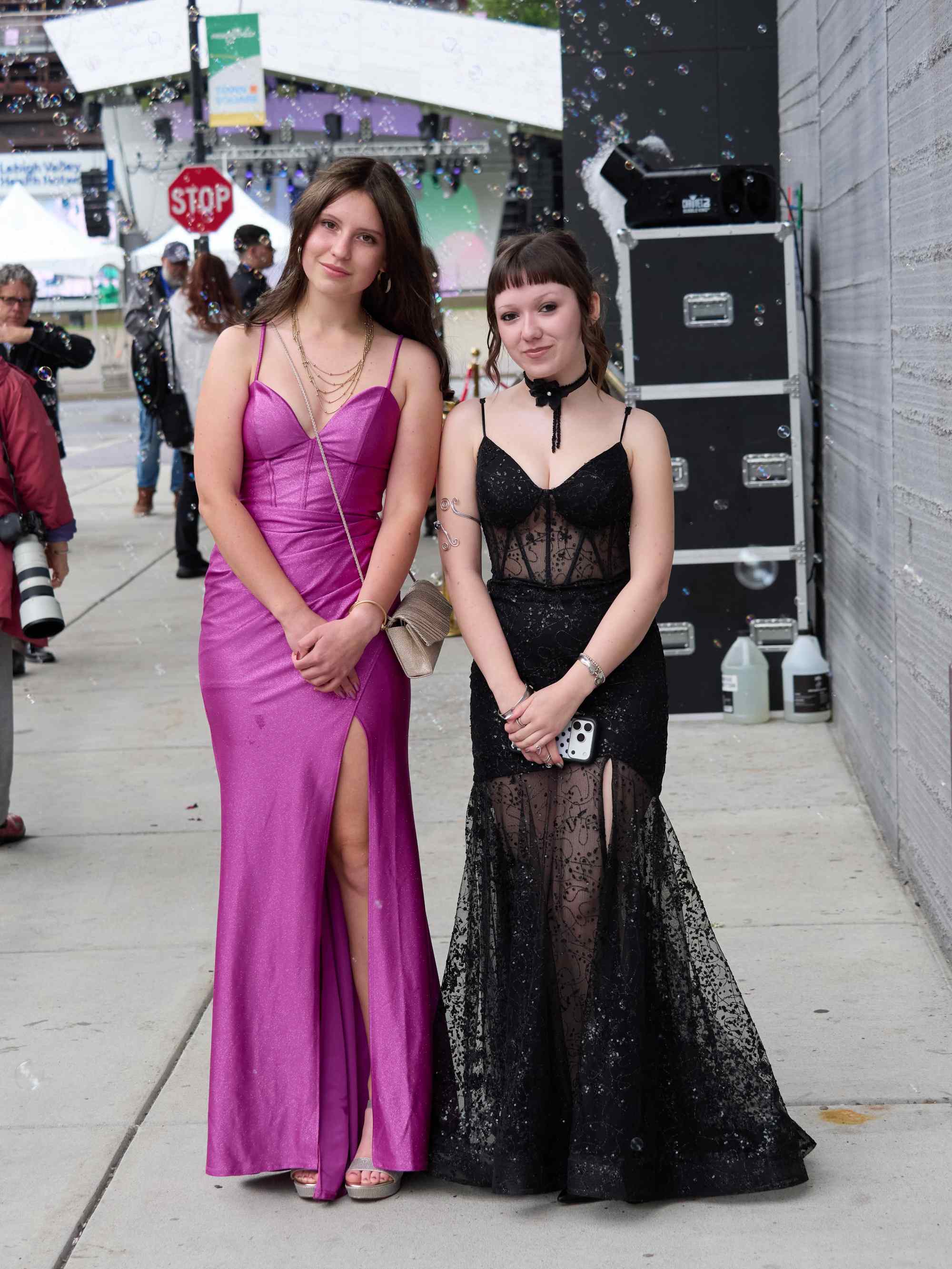 Northampton Area High School held its 2026 prom Saturday, May 23, at SteelStack in Bethlehem. Students and their guests arrive to the big night. (David Garrett/Special to The Morning Call)
