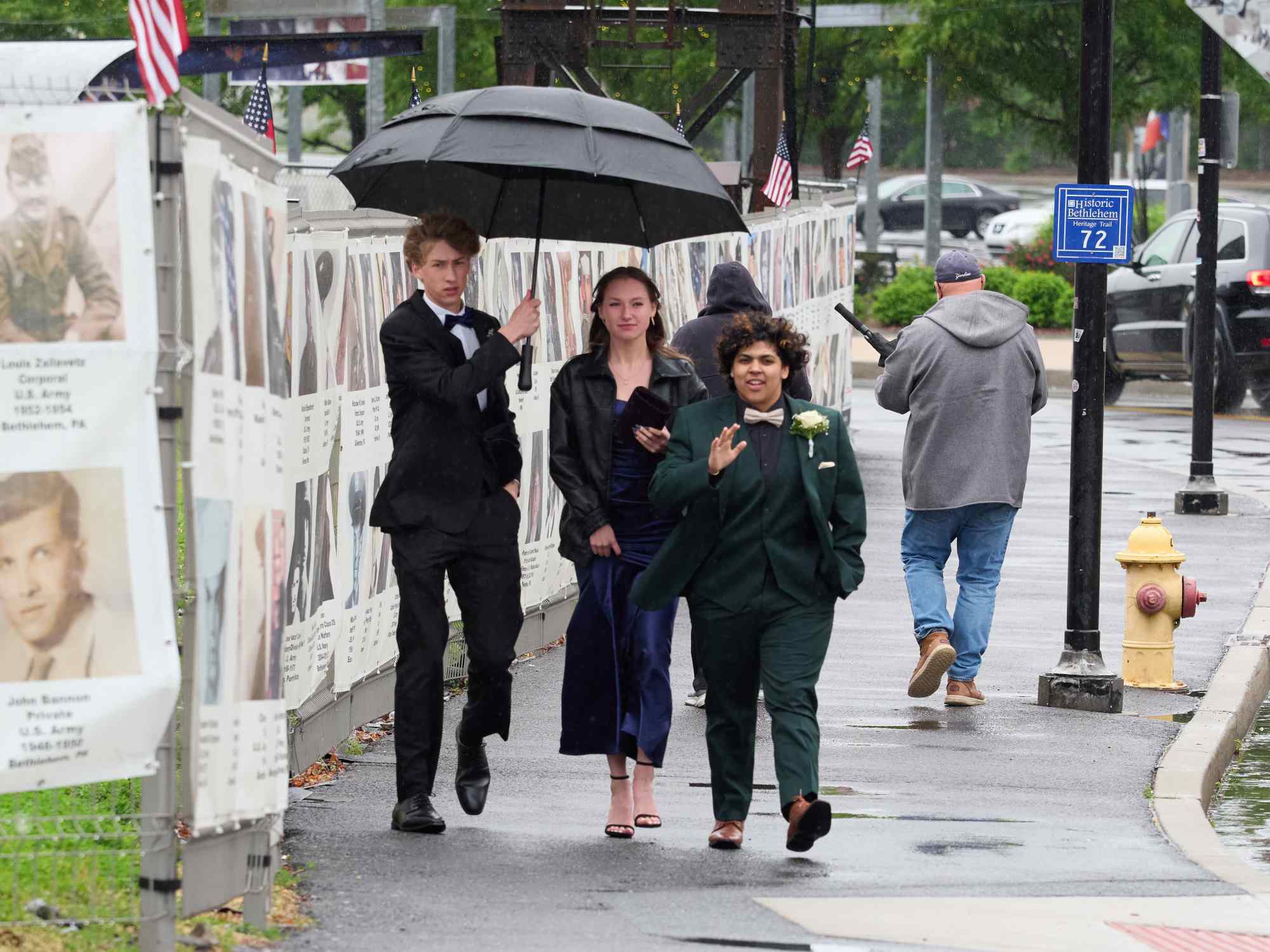 Northampton Area High School held its 2026 prom Saturday, May 23, at SteelStack in Bethlehem. Students and their guests arrive to the big night. (David Garrett/Special to The Morning Call)