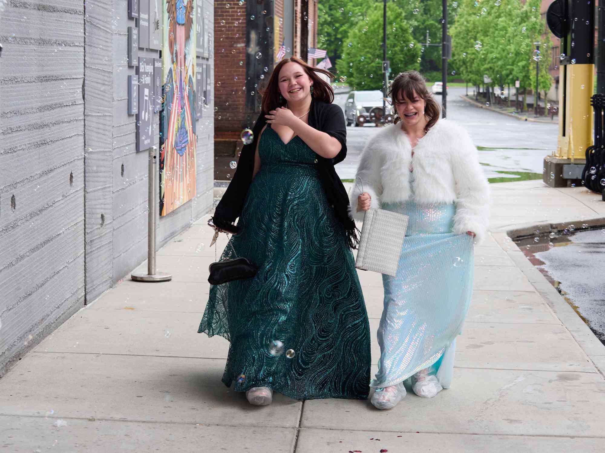 Northampton Area High School held its 2026 prom Saturday, May 23, at SteelStack in Bethlehem. Students and their guests arrive to the big night. (David Garrett/Special to The Morning Call)