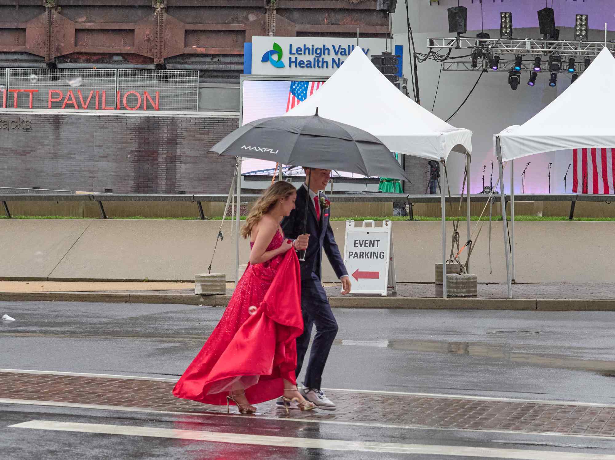 Northampton Area High School held its 2026 prom Saturday, May 23, at SteelStack in Bethlehem. Students and their guests arrive to the big night. (David Garrett/Special to The Morning Call)