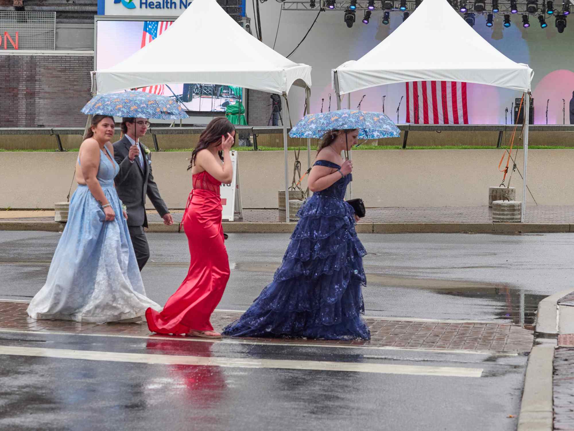 Northampton Area High School held its 2026 prom Saturday, May 23, at SteelStack in Bethlehem. Students and their guests arrive to the big night. (David Garrett/Special to The Morning Call)