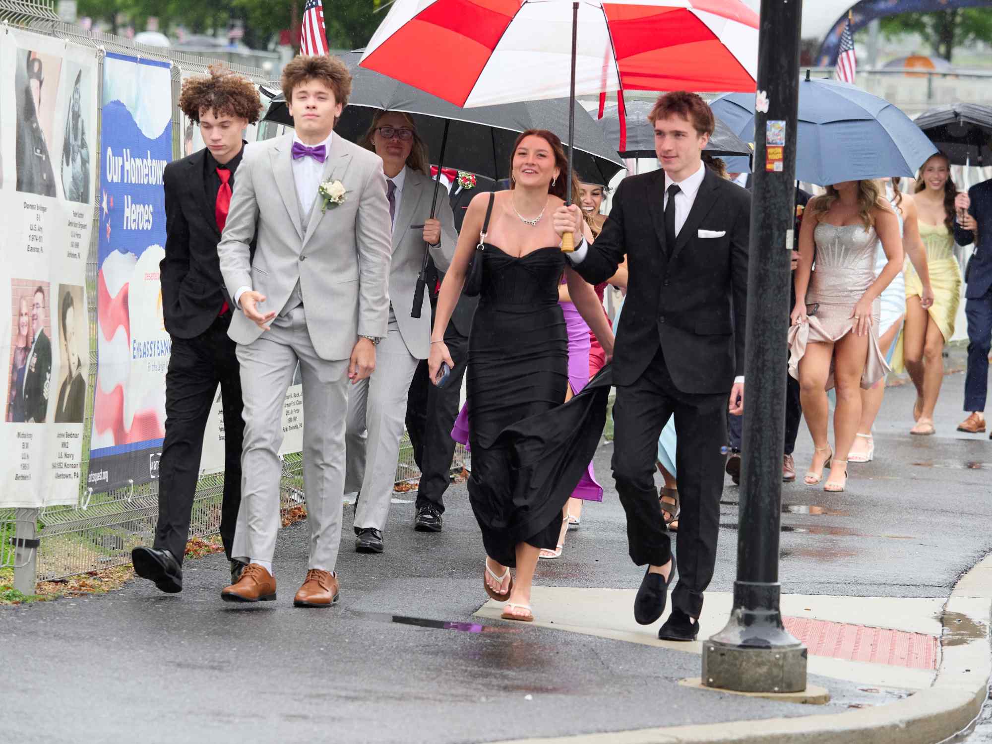 Northampton Area High School held its 2026 prom Saturday, May 23, at SteelStack in Bethlehem. Students and their guests arrive to the big night. (David Garrett/Special to The Morning Call)