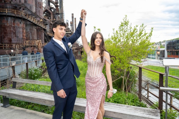 Parkland High School held its prom Friday, May 2, 2026, at Steel Stacks in Bethlehem. Students and their guests arrive to the big night.