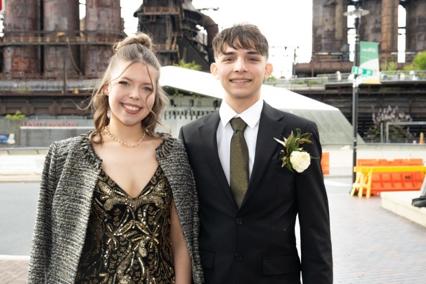 Parkland High School held its prom Friday, May 2, 2026, at Steel Stacks in Bethlehem. Students and their guests arrive to the big night.