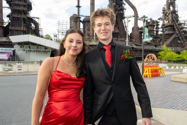 Parkland High School held its prom Friday, May 2, 2026, at Steel Stacks in Bethlehem. Students and their guests arrive to the big night.