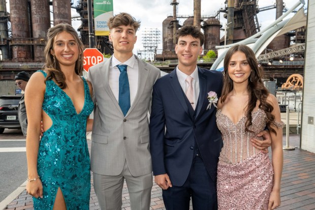 Parkland High School held its prom Friday, May 2, 2026, at Steel Stacks in Bethlehem. Students and their guests arrive to the big night.