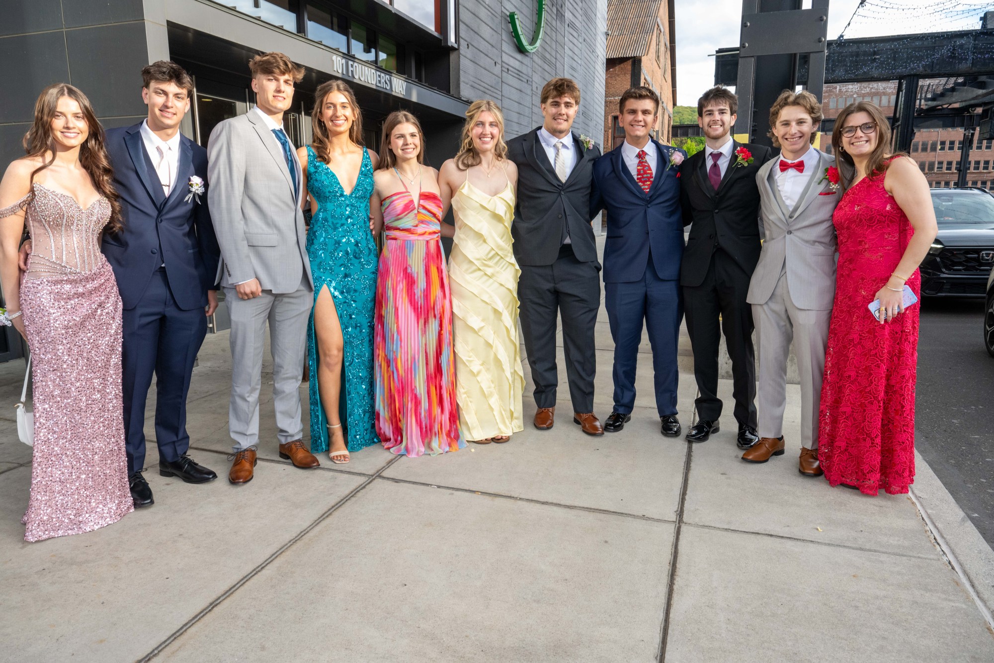 Parkland High School held its prom Friday, May 2, 2026, at Steel Stacks in Bethlehem. Students and their guests arrive to the big night.