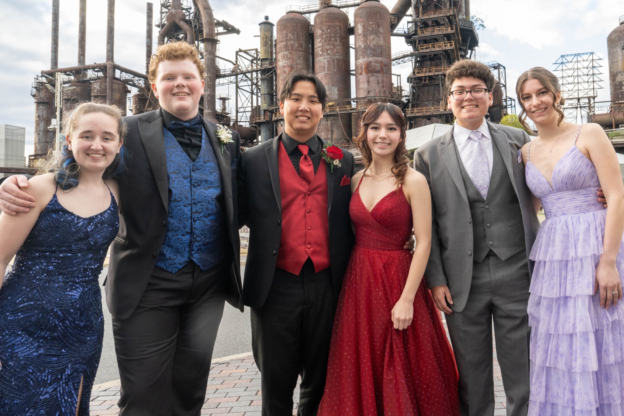 Parkland High School held its prom Friday, May 2, 2026, at Steel Stacks in Bethlehem. Students and their guests arrive to the big night.