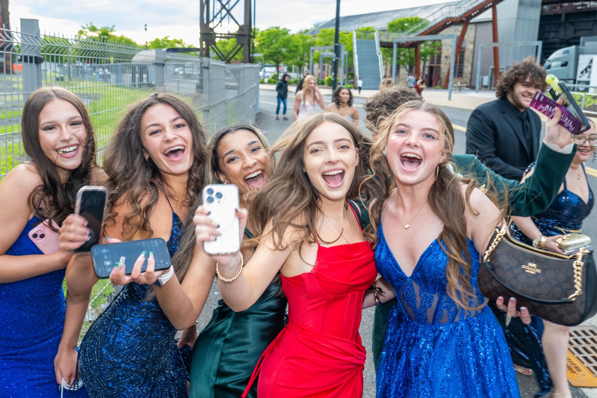 Parkland High School held its prom Friday, May 2, 2026, at Steel Stacks in Bethlehem. Students and their guests arrive to the big night.