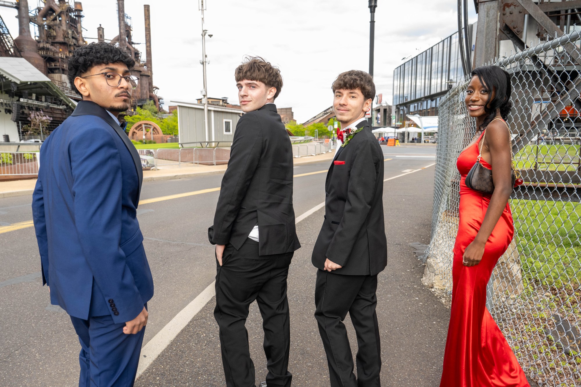 Parkland High School held its prom Friday, May 2, 2026, at Steel Stacks in Bethlehem. Students and their guests arrive to the big night.