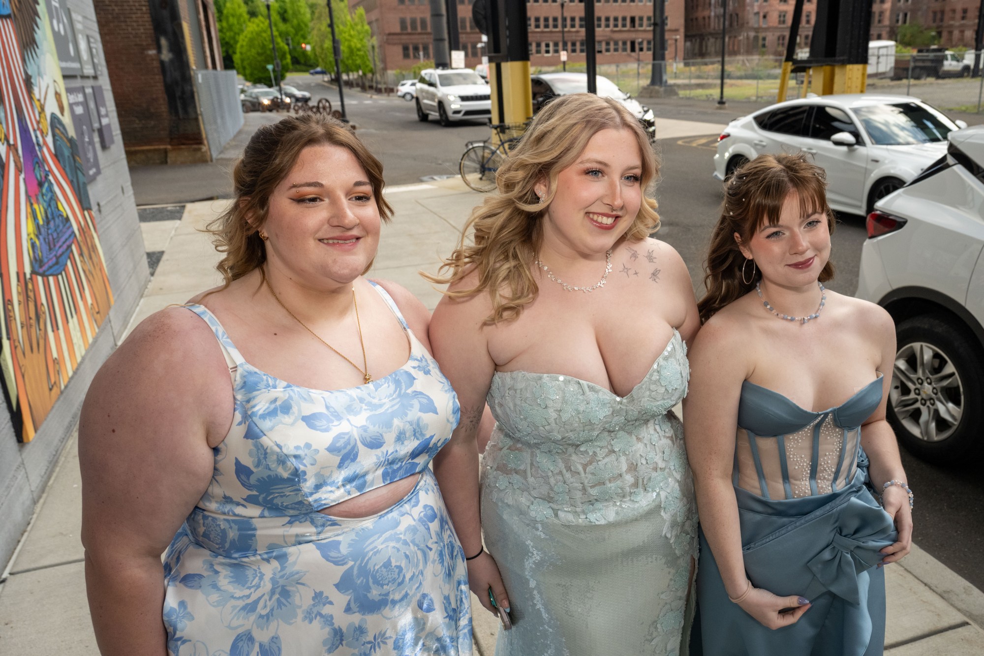 Parkland High School held its prom Friday, May 2, 2026, at Steel Stacks in Bethlehem. Students and their guests arrive to the big night.