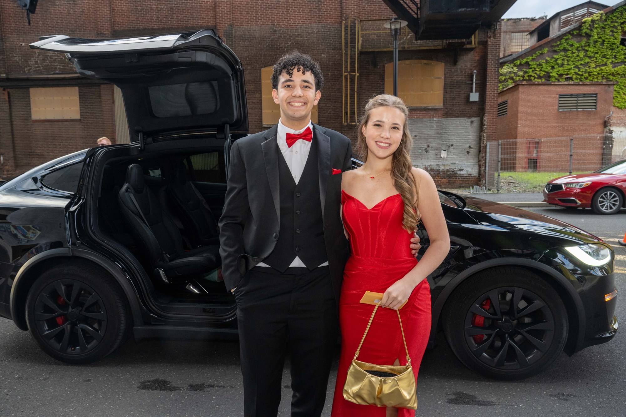 Parkland High School held its prom Friday, May 2, 2026, at Steel Stacks in Bethlehem. Students and their guests arrive to the big night.