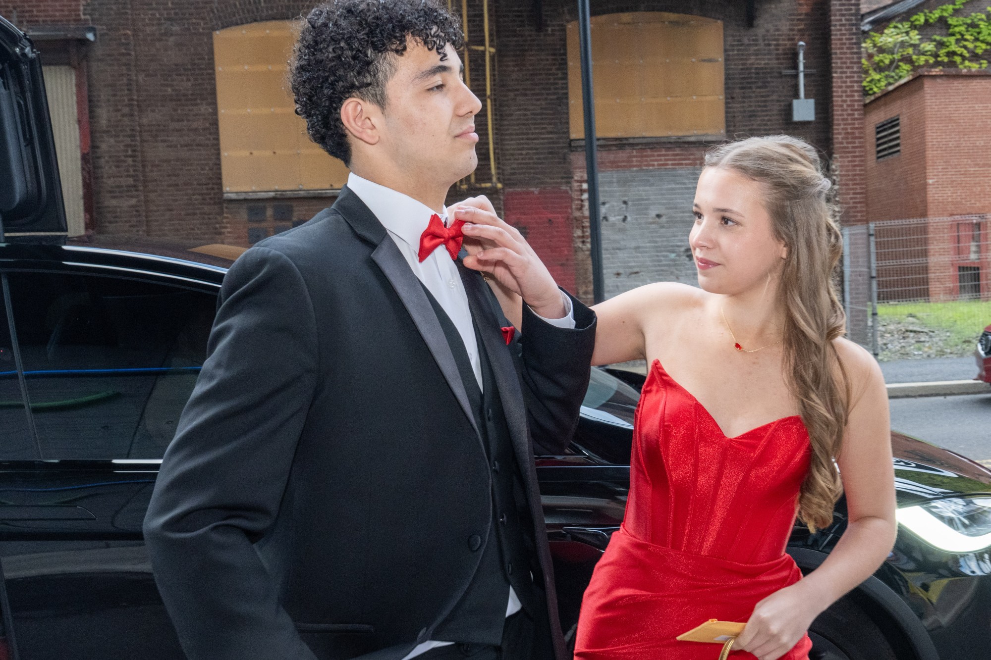 Parkland High School held its prom Friday, May 2, 2026, at Steel Stacks in Bethlehem. Students and their guests arrive to the big night.