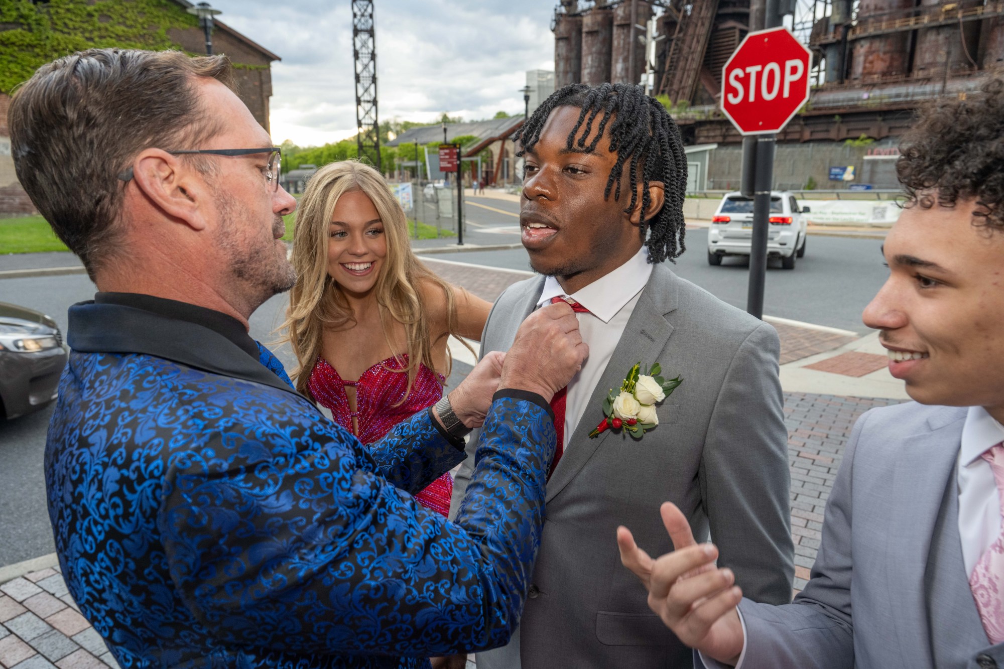 Parkland High School held its prom Friday, May 2, 2026, at Steel Stacks in Bethlehem. Students and their guests arrive to the big night.