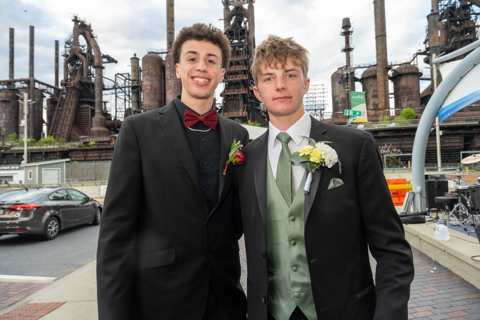 Parkland High School held its prom Friday, May 2, 2026, at Steel Stacks in Bethlehem. Students and their guests arrive to the big night.