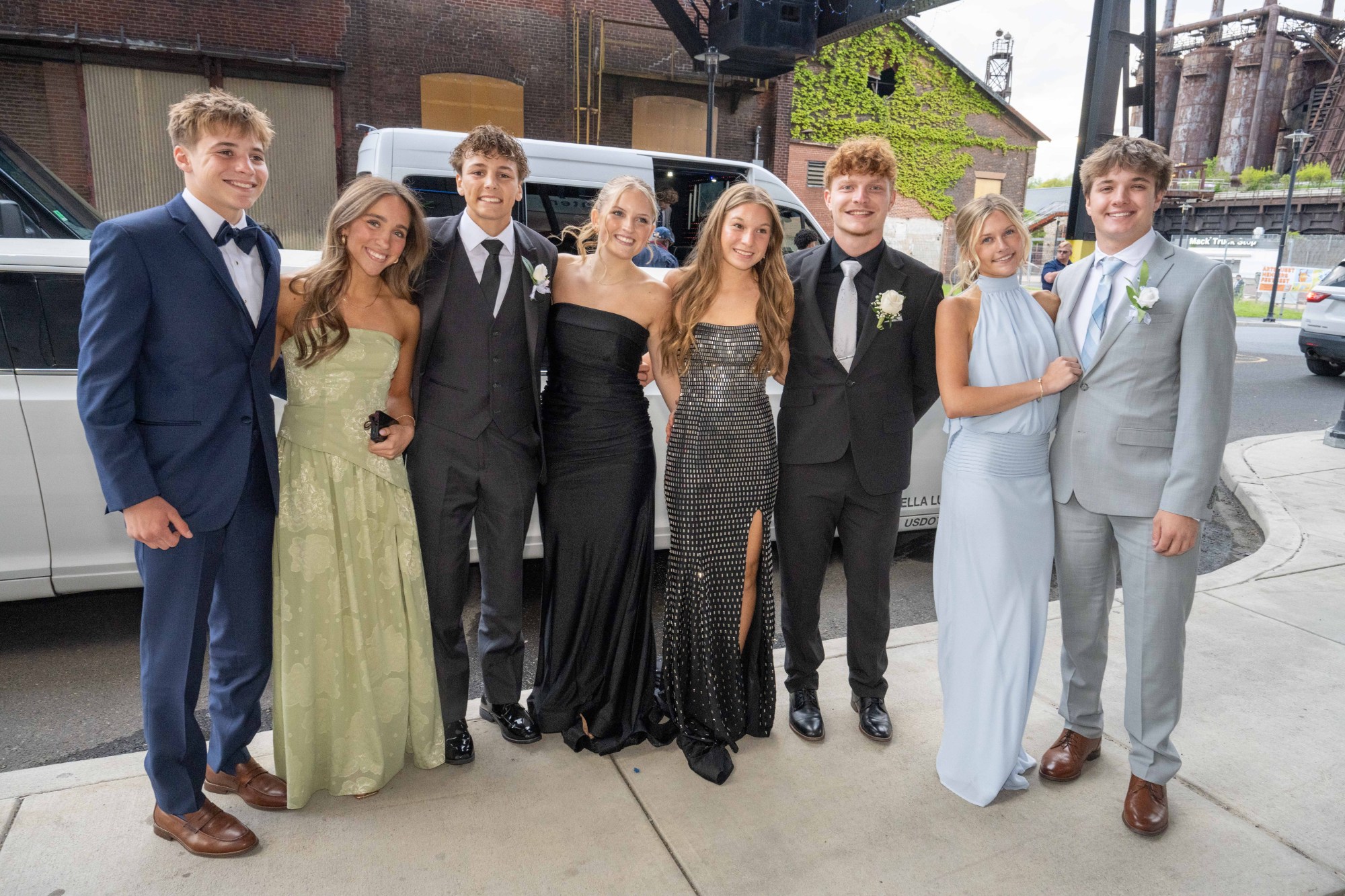 Parkland High School held its prom Friday, May 2, 2026, at Steel Stacks in Bethlehem. Students and their guests arrive to the big night.