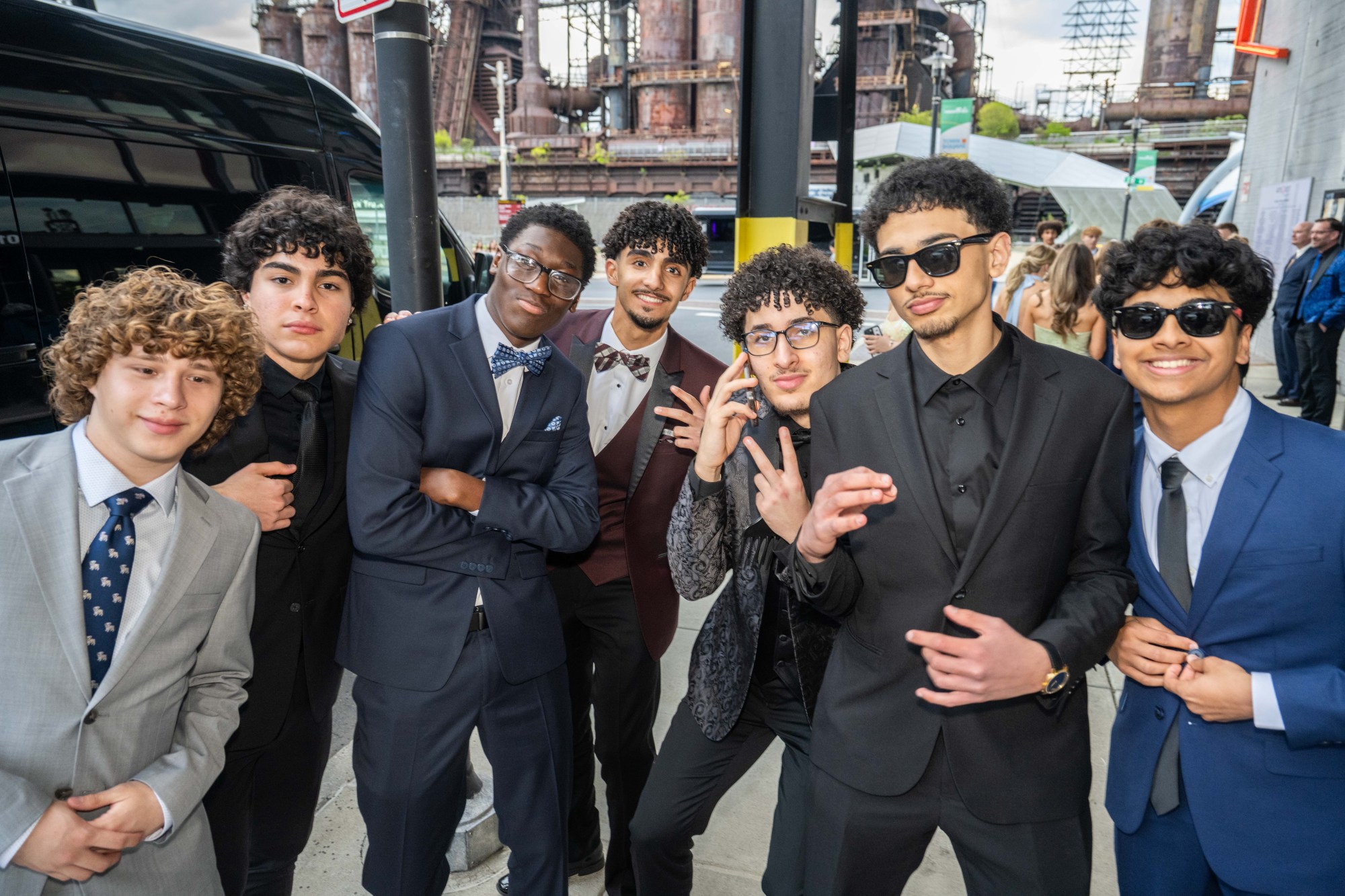 Parkland High School held its prom Friday, May 2, 2026, at Steel Stacks in Bethlehem. Students and their guests arrive to the big night.