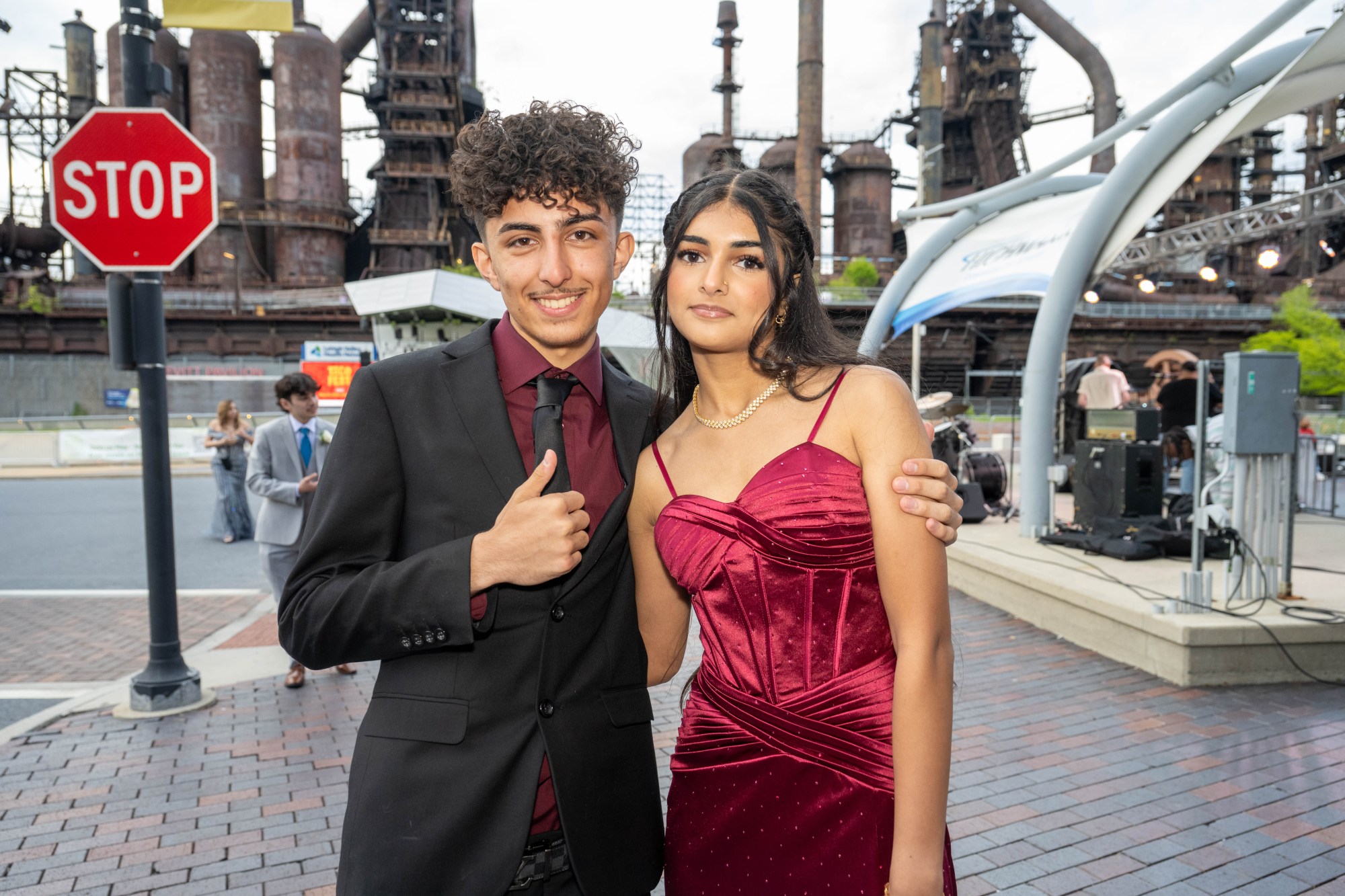 Parkland High School held its prom Friday, May 2, 2026, at Steel Stacks in Bethlehem. Students and their guests arrive to the big night.