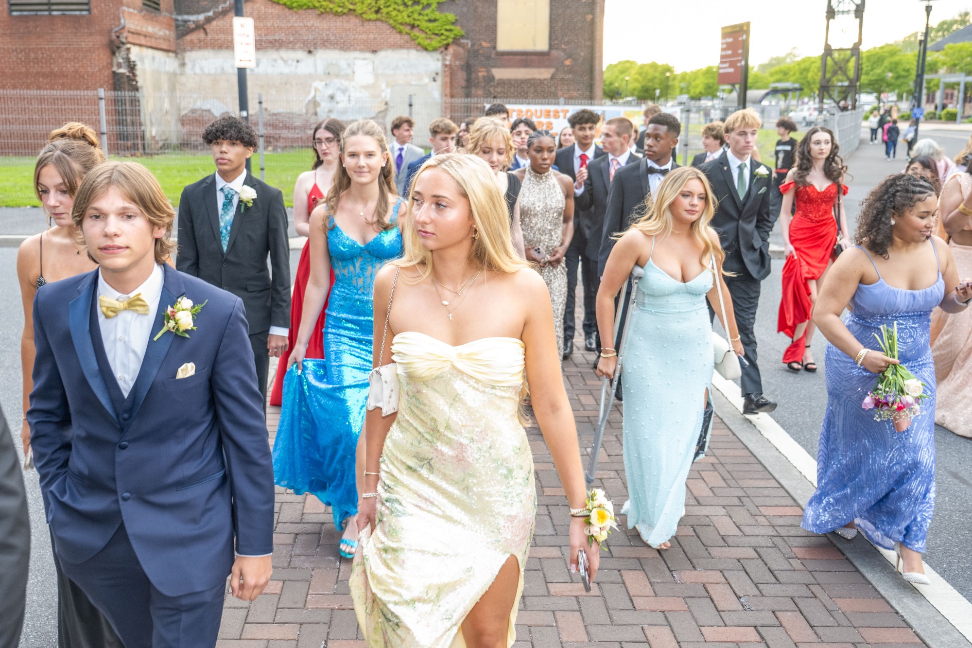 Parkland High School held its prom Friday, May 2, 2026, at Steel Stacks in Bethlehem. Students and their guests arrive to the big night.