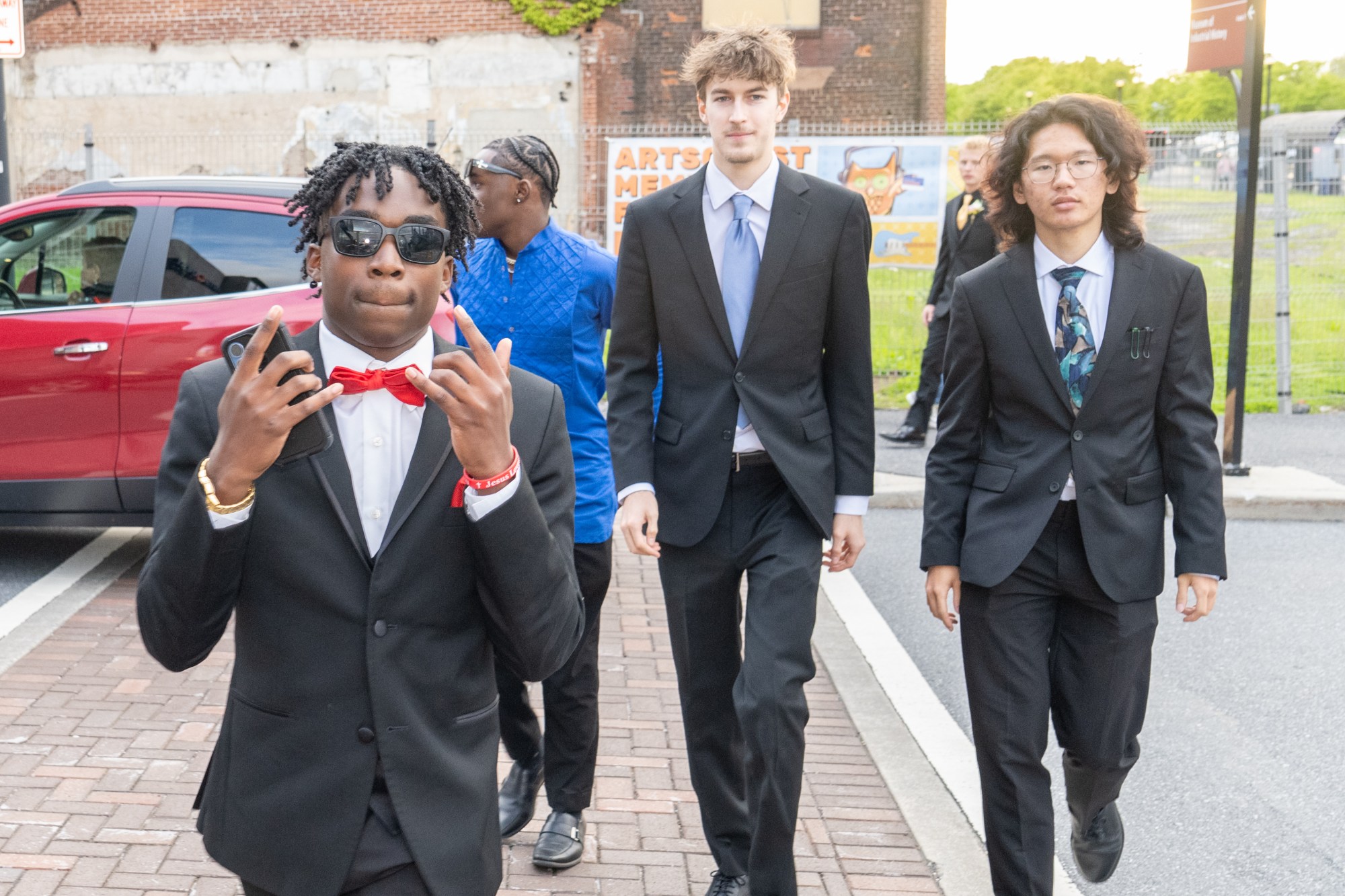 Parkland High School held its prom Friday, May 2, 2026, at Steel Stacks in Bethlehem. Students and their guests arrive to the big night.