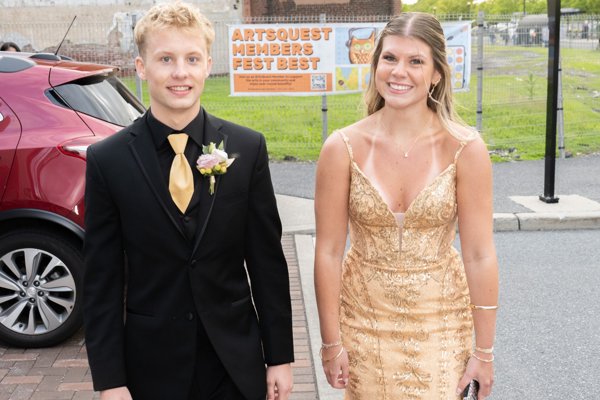 Parkland High School held its prom Friday, May 2, 2026, at Steel Stacks in Bethlehem. Students and their guests arrive to the big night.