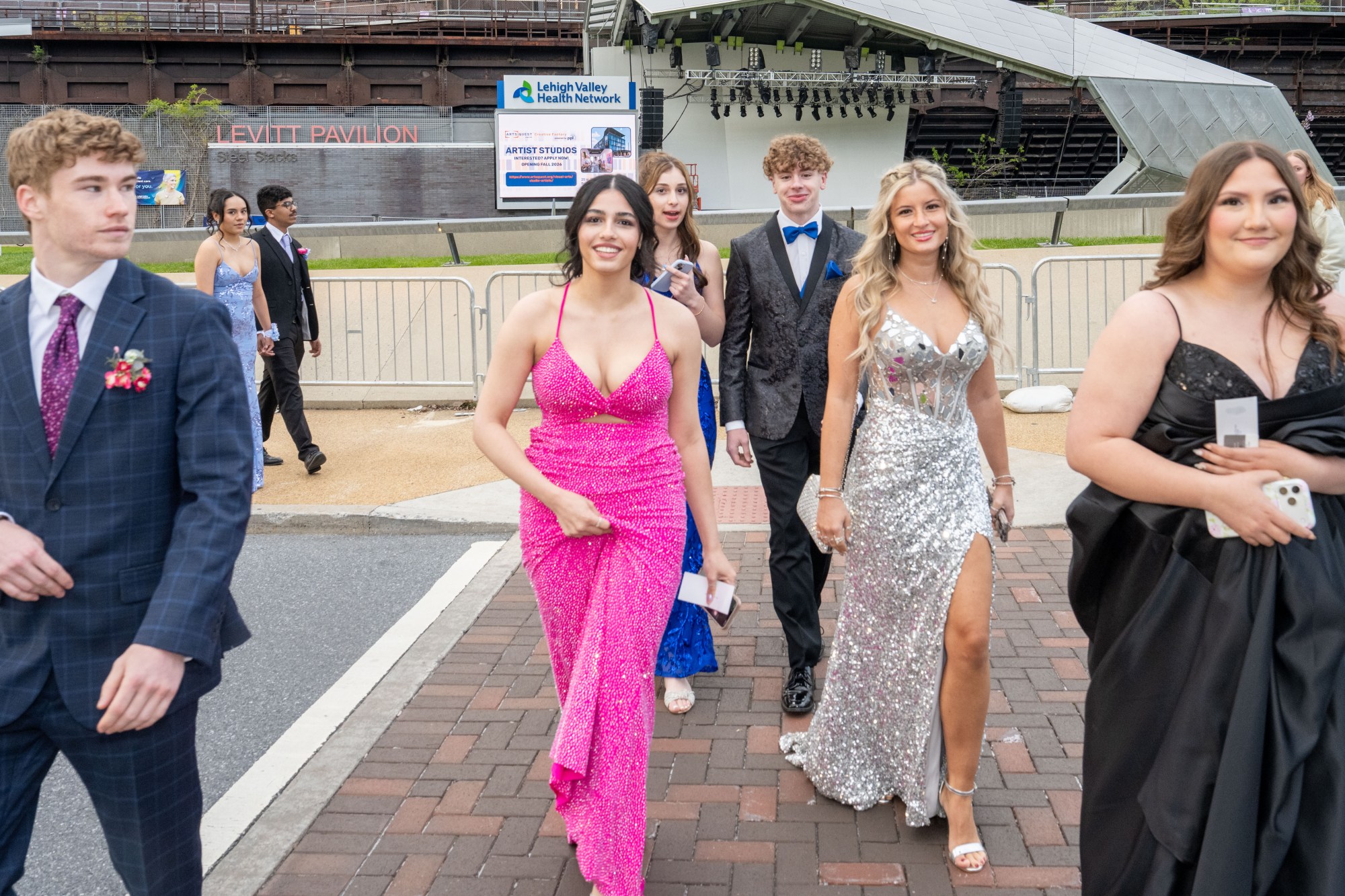 Parkland High School held its prom Friday, May 2, 2026, at Steel Stacks in Bethlehem. Students and their guests arrive to the big night.