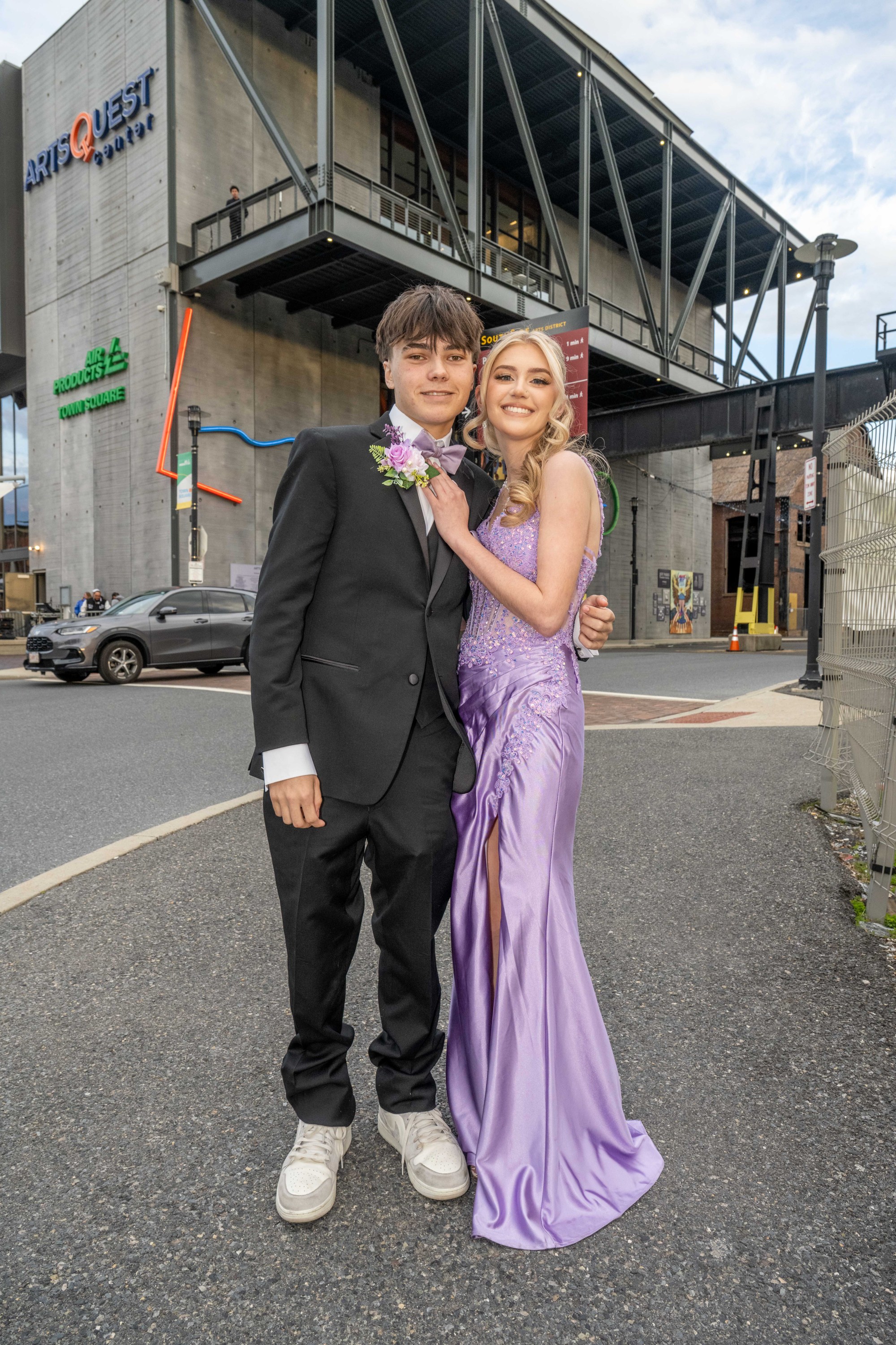 Parkland High School held its prom Friday, May 2, 2026, at Steel Stacks in Bethlehem. Students and their guests arrive to the big night.
