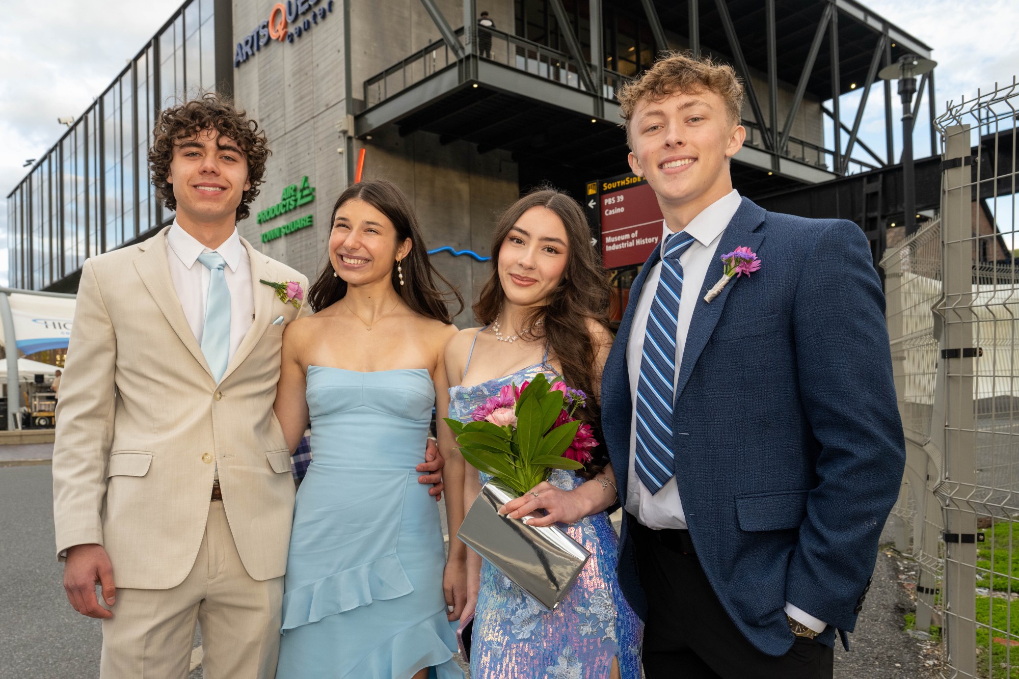 Parkland High School held its prom Friday, May 2, 2026, at Steel Stacks in Bethlehem. Students and their guests arrive to the big night.