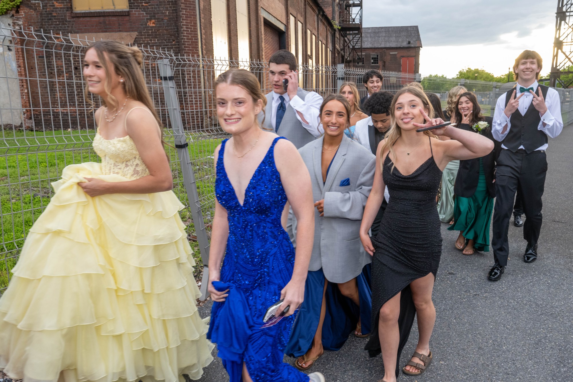 Parkland High School held its prom Friday, May 2, 2026, at Steel Stacks in Bethlehem. Students and their guests arrive to the big night.