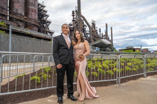 Parkland High School held its prom Friday, May 2, 2026, at Steel Stacks in Bethlehem. Students and their guests arrive to the big night.