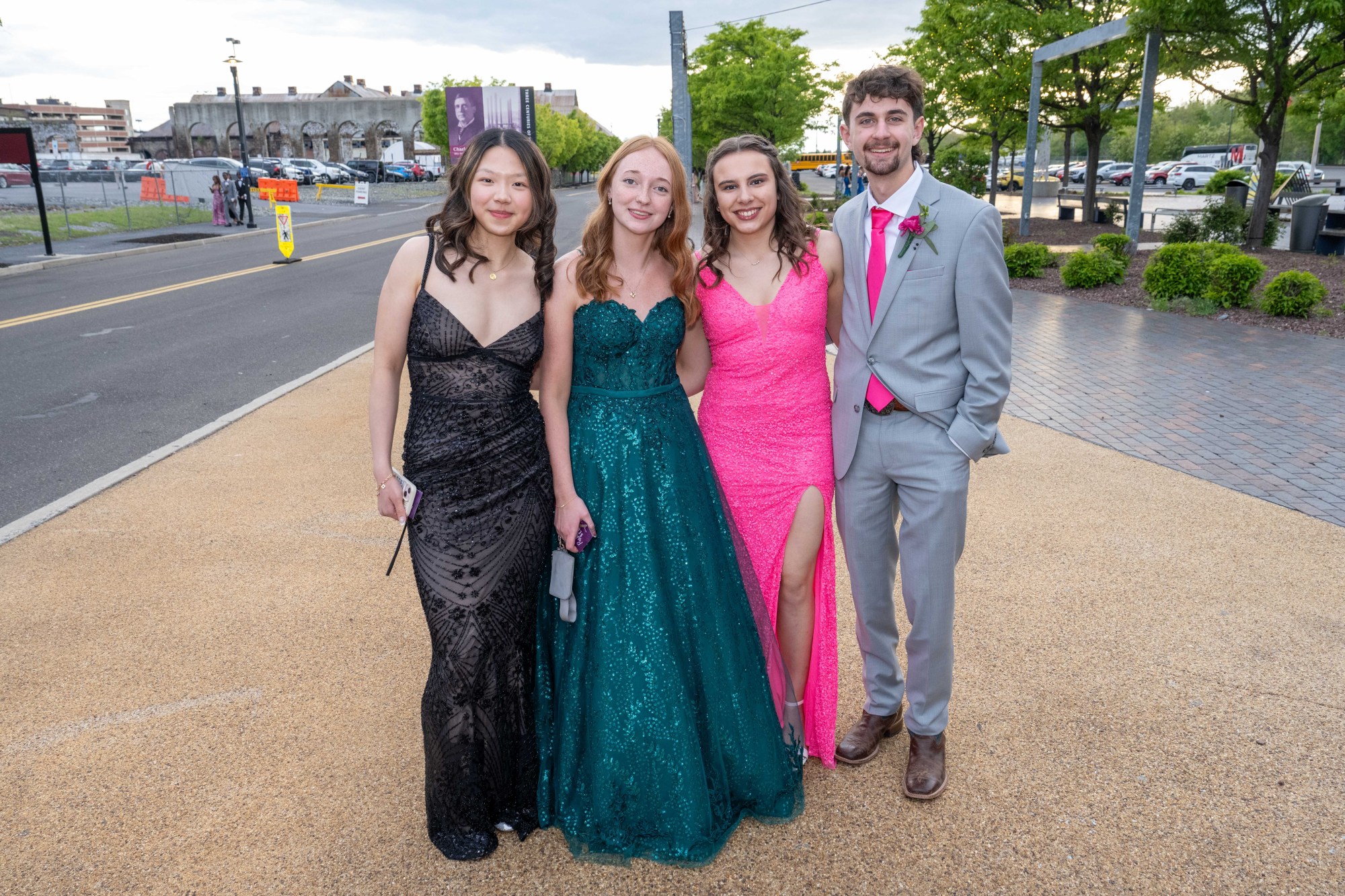 Parkland High School held its prom Friday, May 2, 2026, at Steel Stacks in Bethlehem. Students and their guests arrive to the big night.