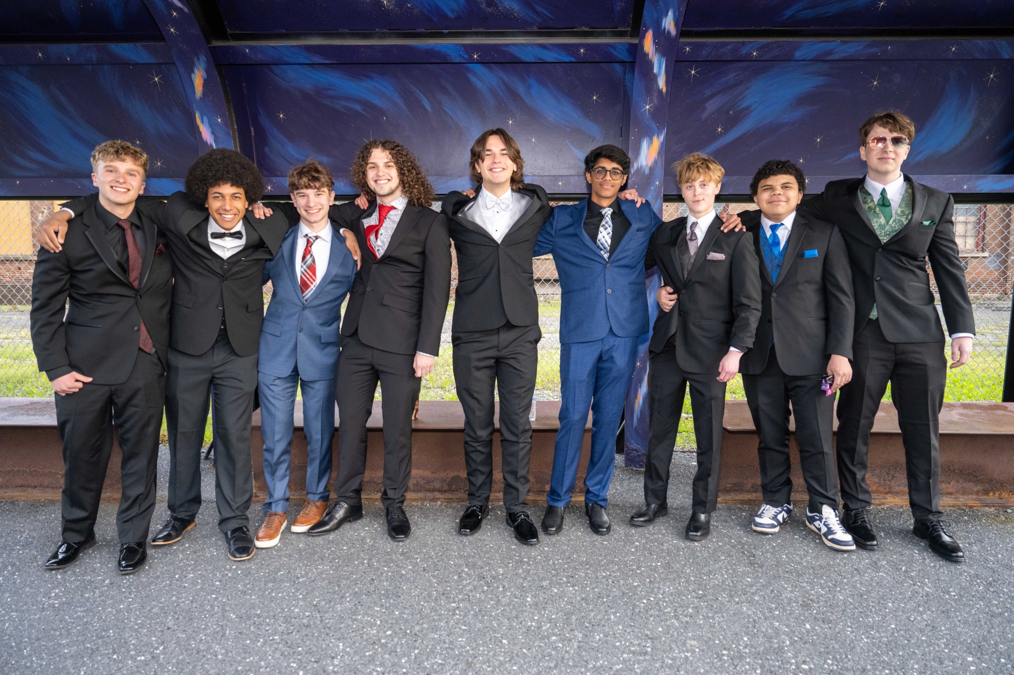 Parkland High School held its prom Friday, May 2, 2026, at Steel Stacks in Bethlehem. Students and their guests arrive to the big night.