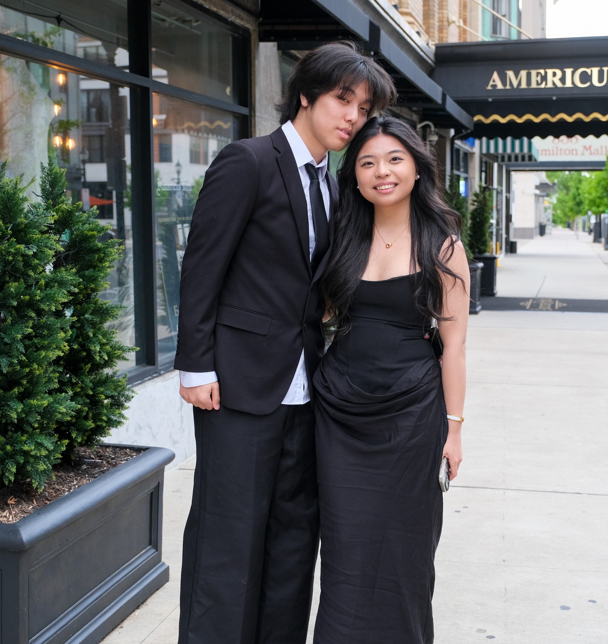 Saucon Valley High School held its prom Friday, May 1, 2026, at the Americus Hotel in Allentown. Students and their guests arrive to the big night. (Sharon Merkel/Special to The Morning Call)
