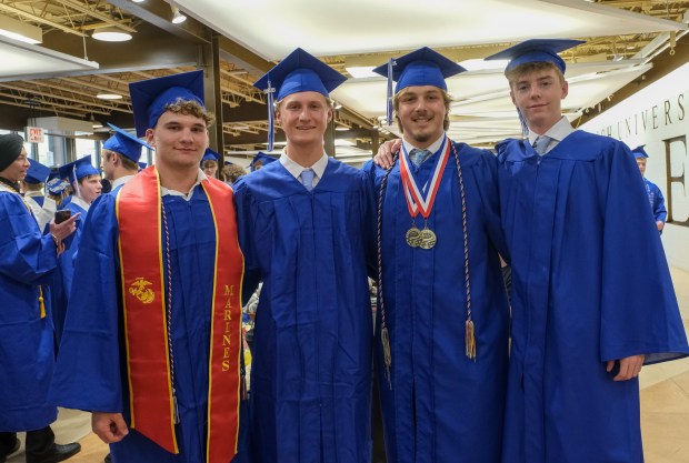 Southern Lehigh High School held its graduation Friday, May 29, 2026, at Stabler Arena in Bethlehem. (Sharon Merkel/Special to The Morning Call)