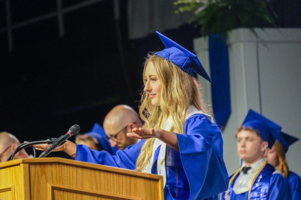 Southern Lehigh High School held its graduation Friday, May 29, 2026, at Stabler Arena in Bethlehem. (Sharon Merkel/Special to The Morning Call)