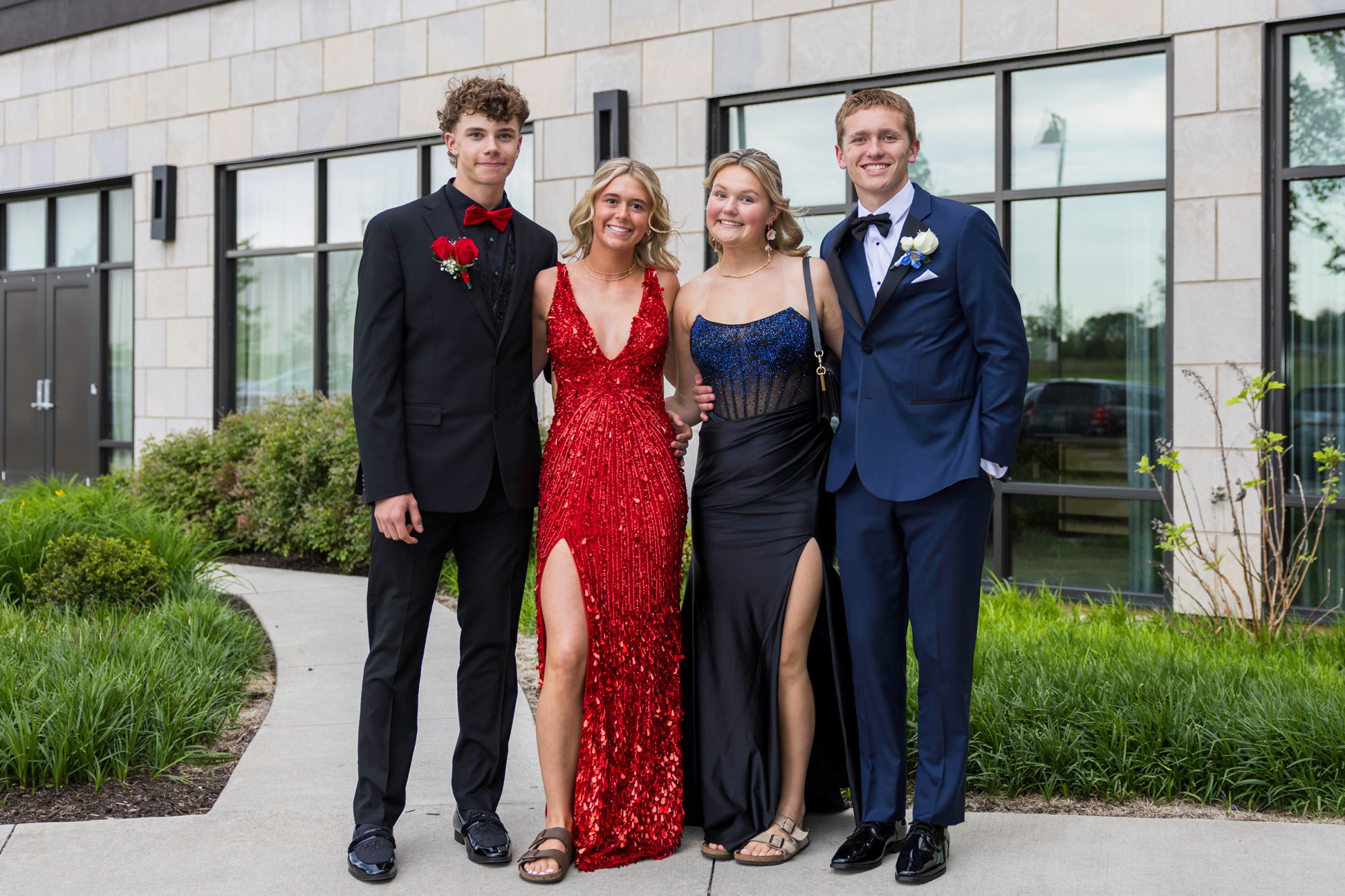 Salisbury High School held its 2026 prom Saturday, May 16, at the Aster Event Center in Upper Macungie Township. Students and their guests arrive to the big night. (Jennifer Bogari/Christmas City Studio)