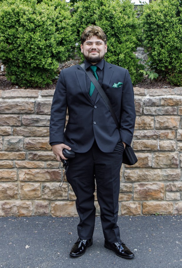 Whitehall High School students and their guests arrive for prom Saturday, May 2, 2026, at The Palace Center in Allentown. (Jane Therese/Special to The Morning Call)