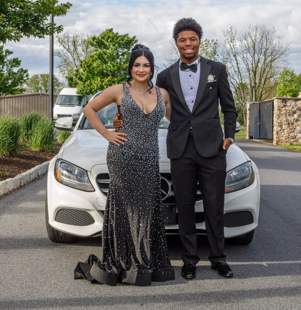 Wilson Area High School students and their guests arrive for prom Friday, May 15, at The Club at Twin Lakes in North Whitehall Township. (Jane Therese/Special to The Morning Call)