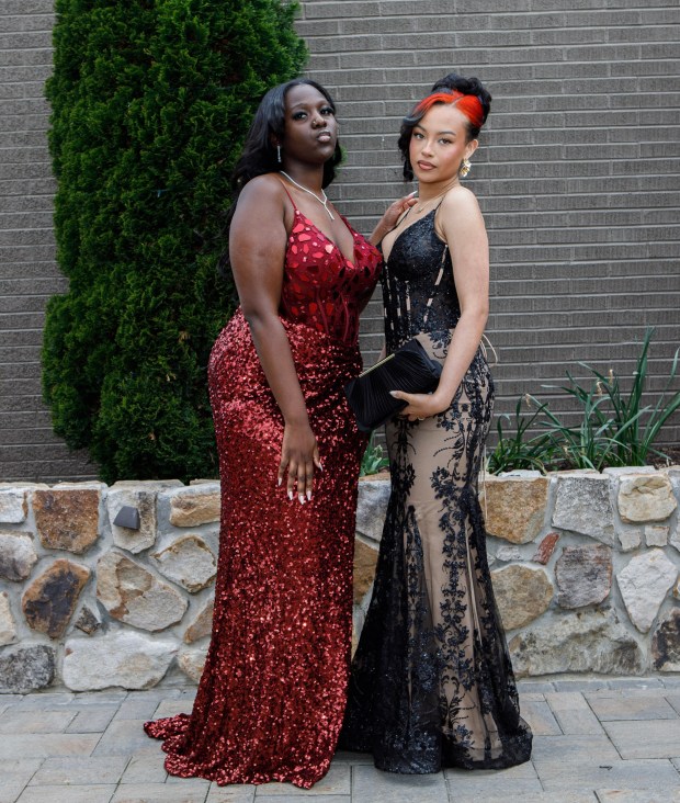 Wilson Area High School students and their guests arrive for prom Friday, May 15, at The Club at Twin Lakes in North Whitehall Township. (Jane Therese/Special to The Morning Call)